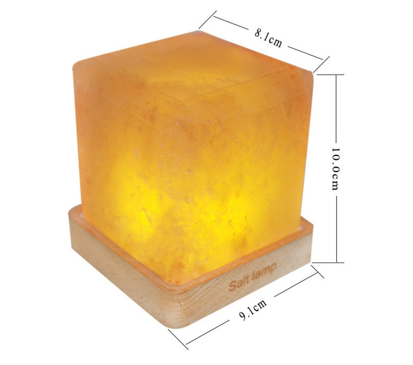 Square wooden night light