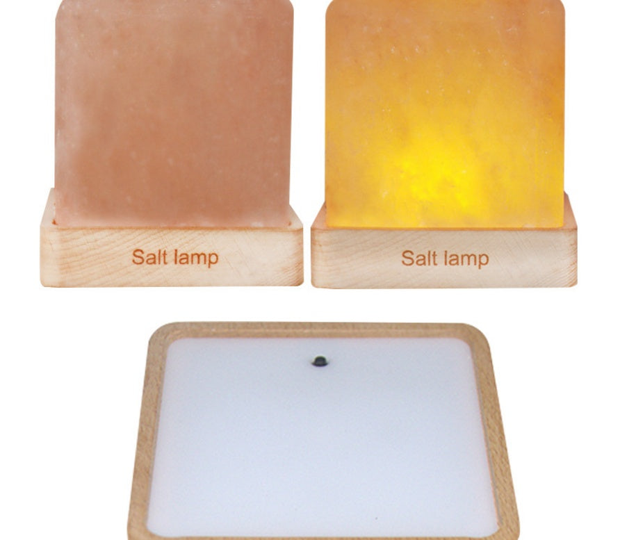 Square wooden night light