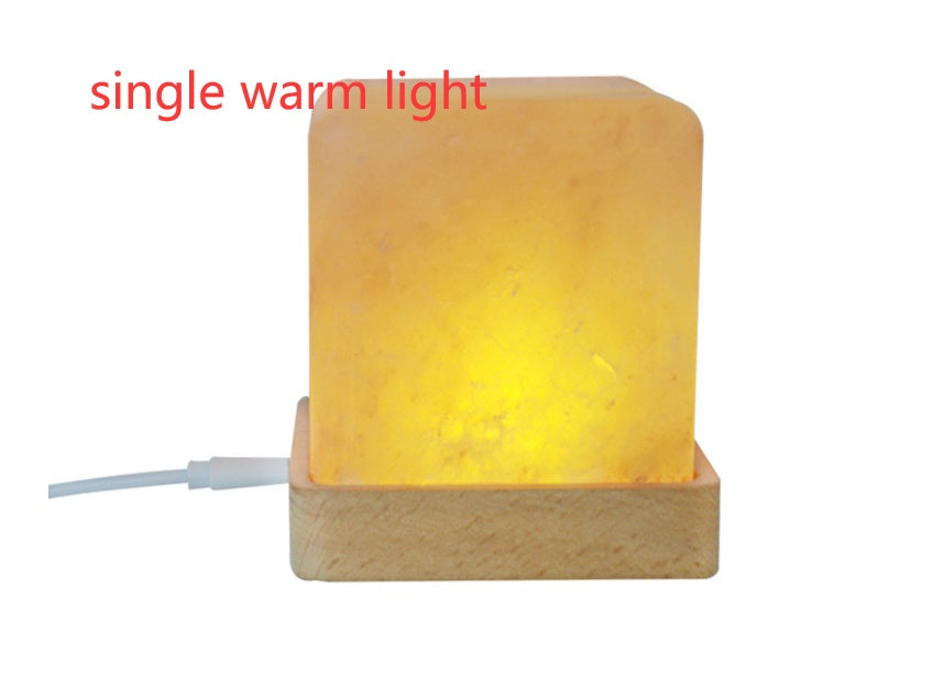 Square wooden night light